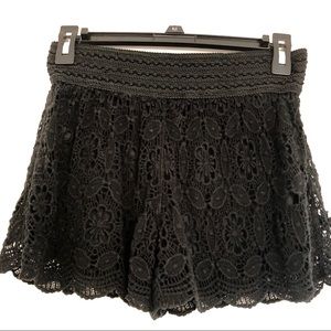 Super cute black lace shorts